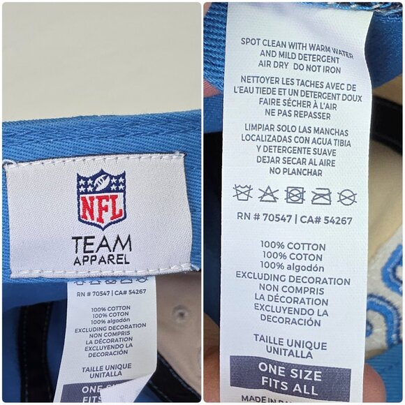 Los Angeles Chargers NFL Dad Hat Cap Blue Team Apparel Strapback Adjustable - Picture 7 of 7